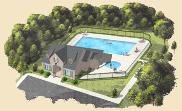 Poolhouse rendering
